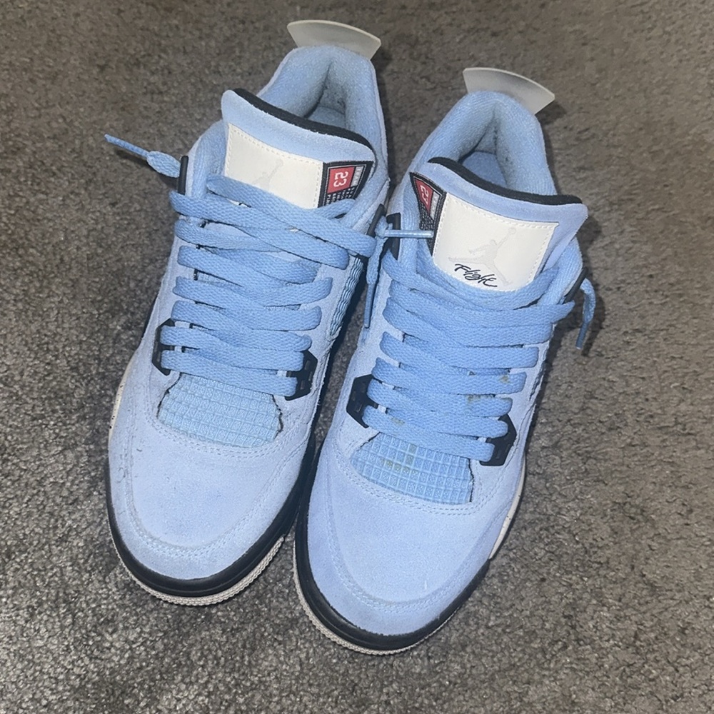 Jordan Blue and Gray Sneakers